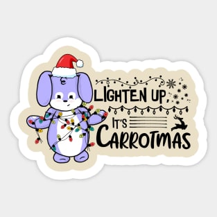 Lighten Up, It's Carrotmas Sticker